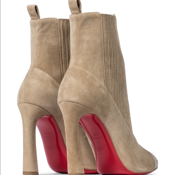 CHRISTIAN LOUBOUTIN
Me In The 90s 100 suede and leather boots - Picture 2 of 9